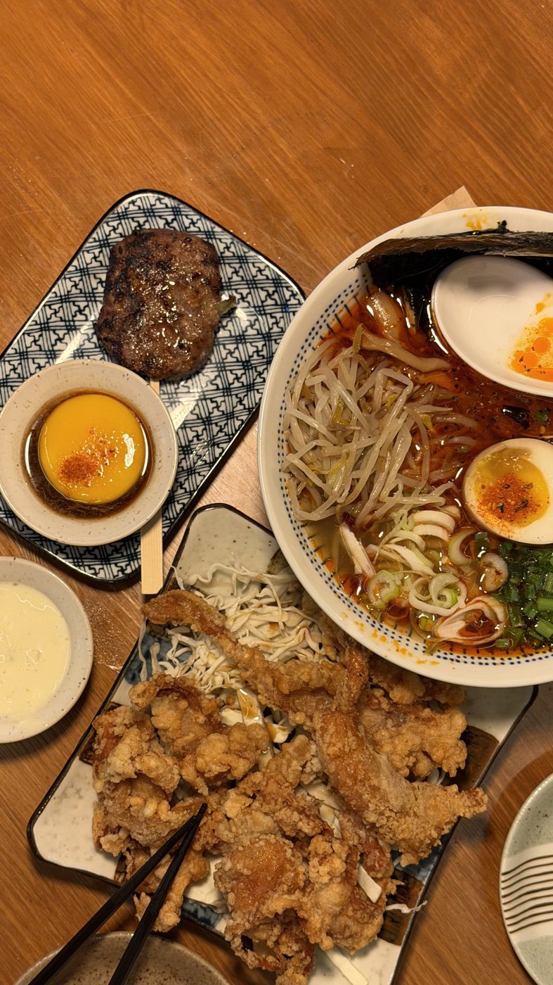 A spread of Korean food